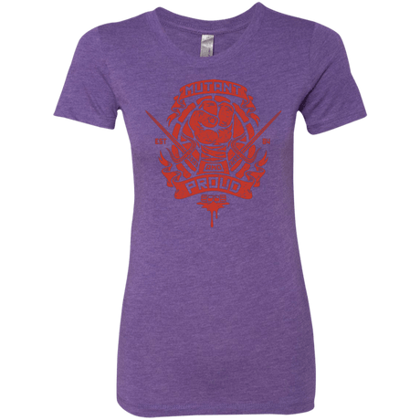 T-Shirts Purple Rush / Small Mutant and Proud Raph Women's Triblend T-Shirt