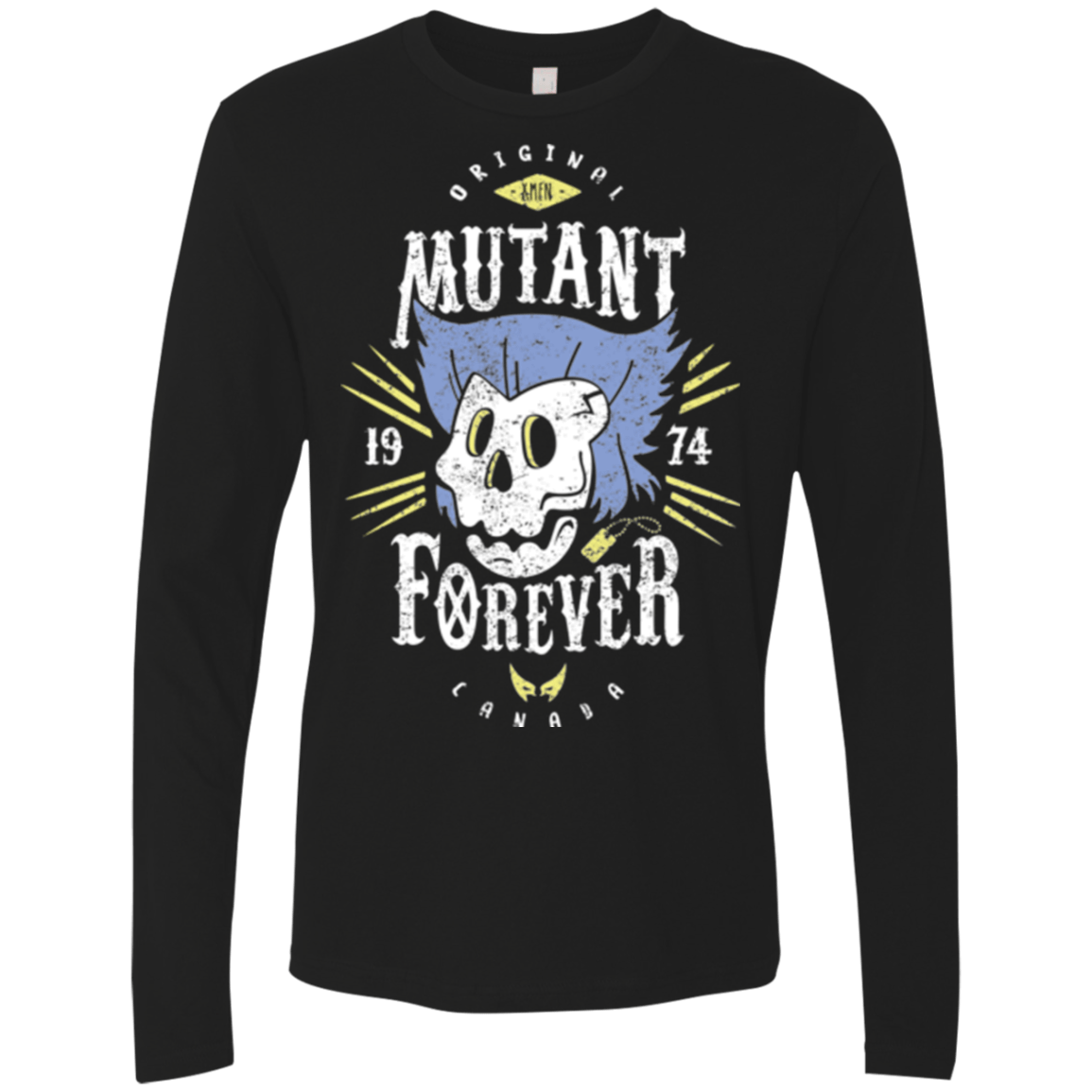 T-Shirts Black / Small Mutant Forever Men's Premium Long Sleeve