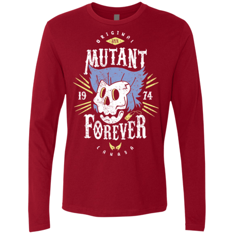 T-Shirts Cardinal / Small Mutant Forever Men's Premium Long Sleeve