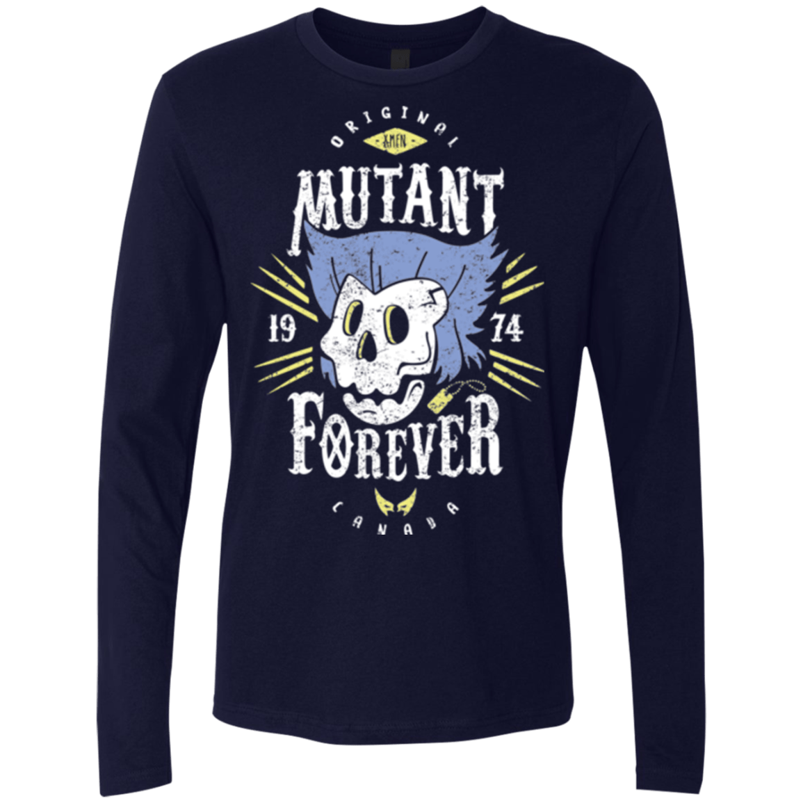 T-Shirts Midnight Navy / Small Mutant Forever Men's Premium Long Sleeve