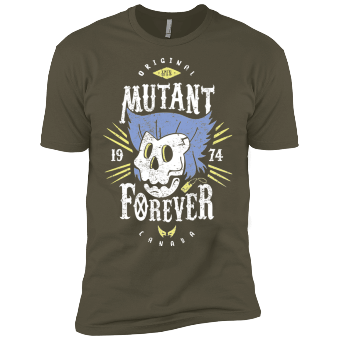 T-Shirts Military Green / X-Small Mutant Forever Men's Premium T-Shirt