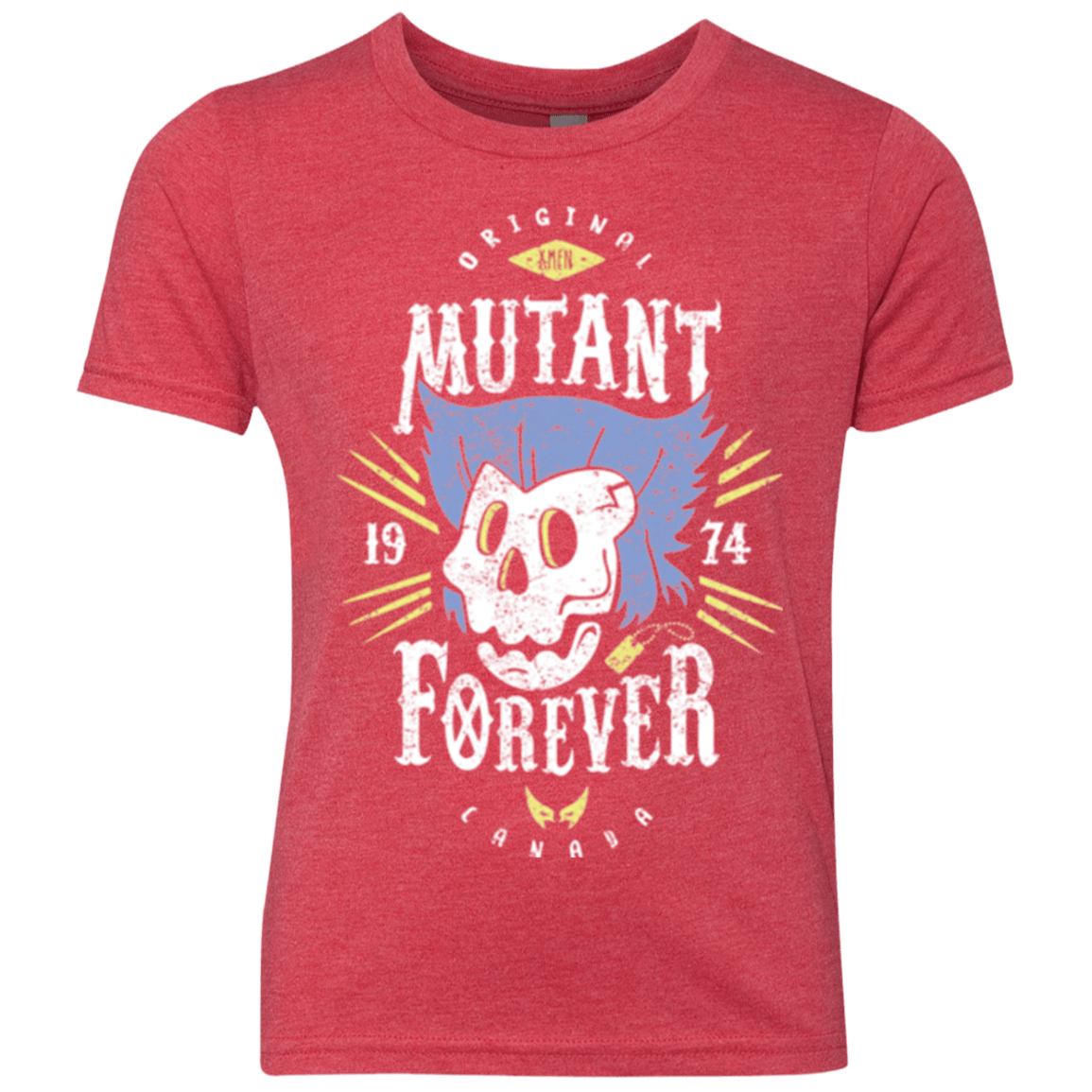 T-Shirts Vintage Red / YXS Mutant Forever Youth Triblend T-Shirt