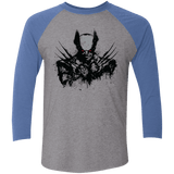 T-Shirts Premium Heather/ Vintage Royal / X-Small Mutant Rage  X Men's Triblend 3/4 Sleeve