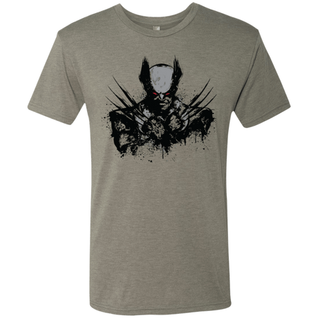 T-Shirts Venetian Grey / Small Mutant Rage  X Men's Triblend T-Shirt