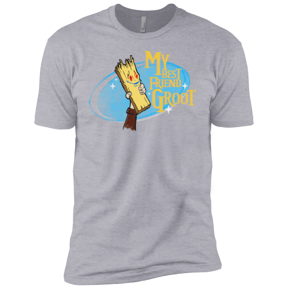 T-Shirts Heather Grey / YXS My Best Friend Groot Boys Premium T-Shirt