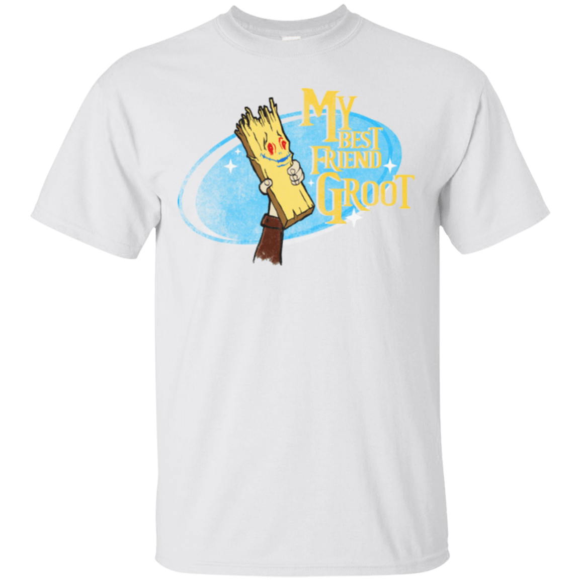 T-Shirts White / Small My Best Friend Groot T-Shirt