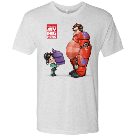T-Shirts Heather White / Small My Big Hero Men's Triblend T-Shirt