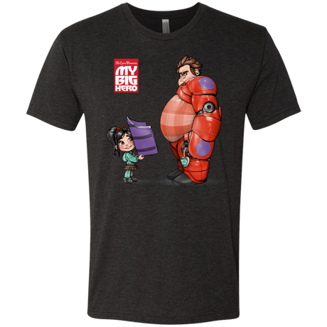 T-Shirts Vintage Black / Small My Big Hero Men's Triblend T-Shirt