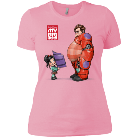 T-Shirts Light Pink / X-Small My Big Hero Women's Premium T-Shirt