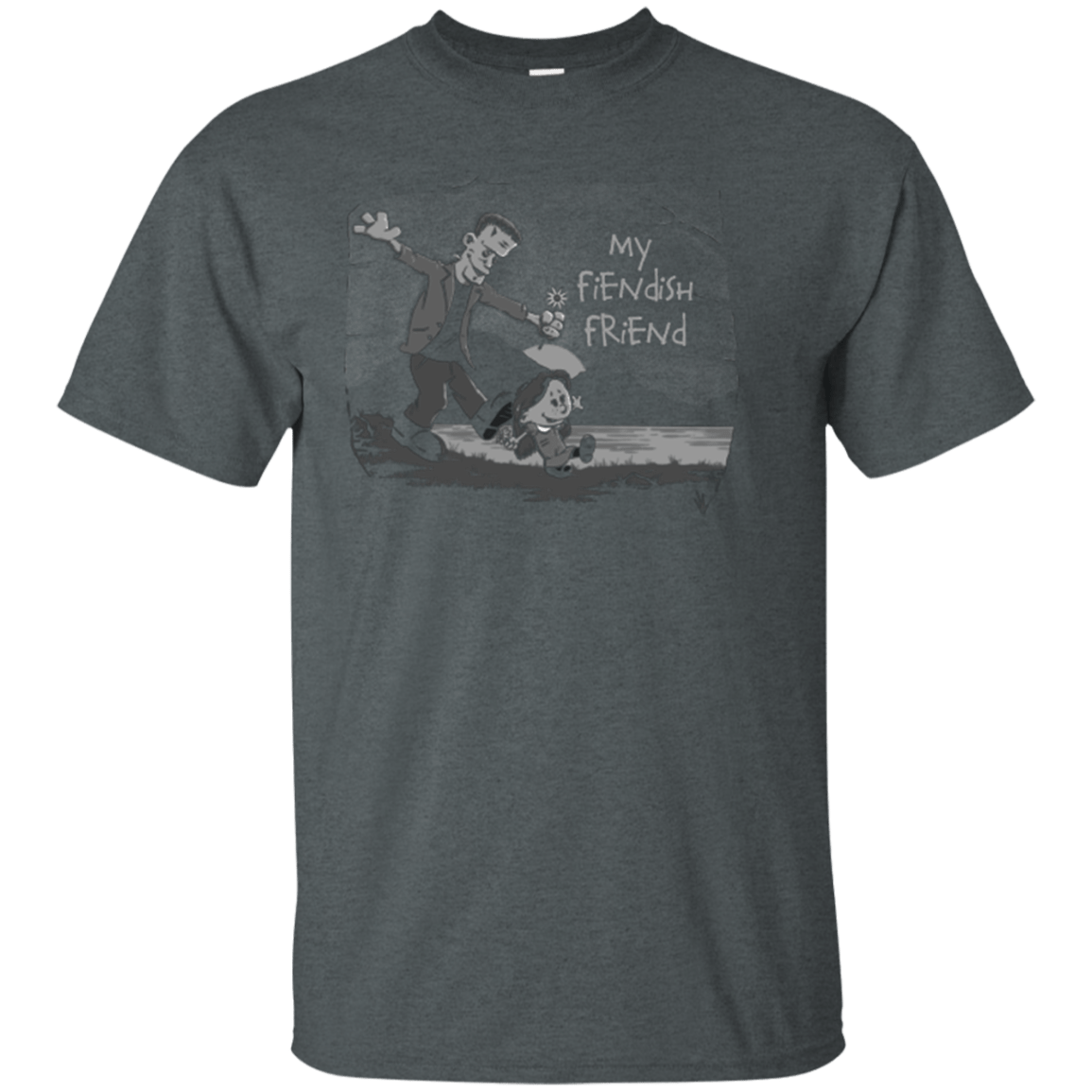 T-Shirts Dark Heather / Small My Fiendish Friend T-Shirt