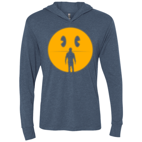 T-Shirts Indigo / X-Small My son Triblend Long Sleeve Hoodie Tee