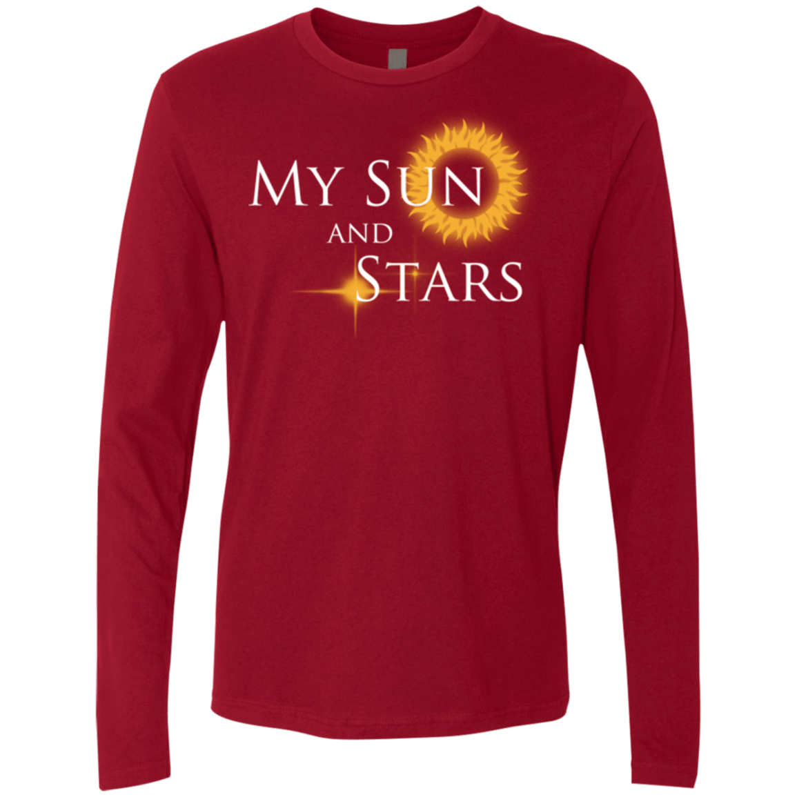 T-Shirts Cardinal / Small My Sun And Stars Men's Premium Long Sleeve