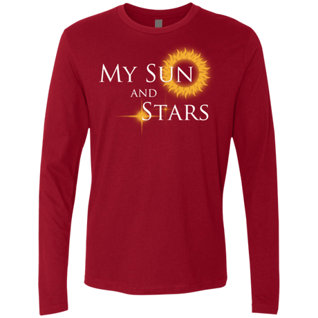 T-Shirts Cardinal / Small My Sun And Stars Men's Premium Long Sleeve