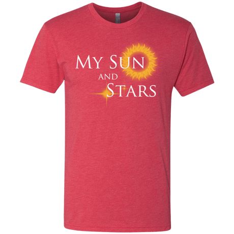 T-Shirts Vintage Red / Small My Sun And Stars Men's Triblend T-Shirt