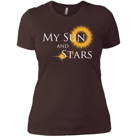T-Shirts Dark Chocolate / X-Small My Sun And Stars Women's Premium T-Shirt