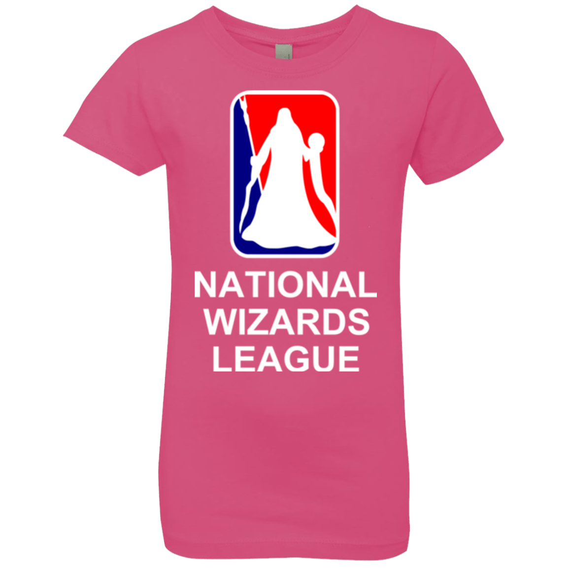 T-Shirts Hot Pink / YXS National Wizards League Girls Premium T-Shirt