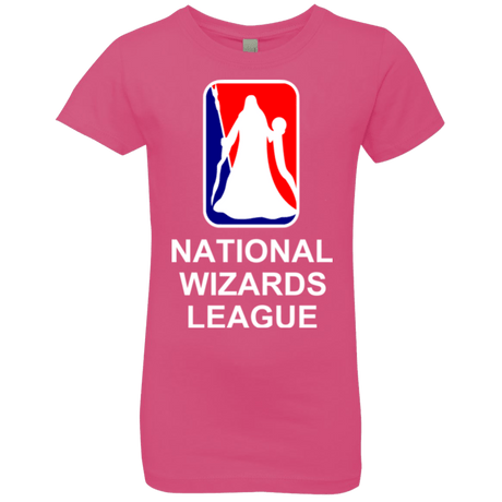 T-Shirts Hot Pink / YXS National Wizards League Girls Premium T-Shirt