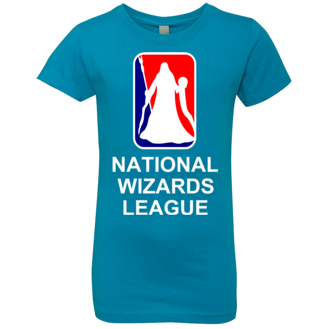 T-Shirts Turquoise / YXS National Wizards League Girls Premium T-Shirt