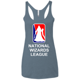 T-Shirts Indigo / X-Small National Wizards League Women's Triblend Racerback Tank