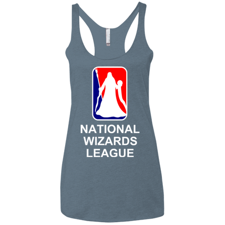 T-Shirts Indigo / X-Small National Wizards League Women's Triblend Racerback Tank