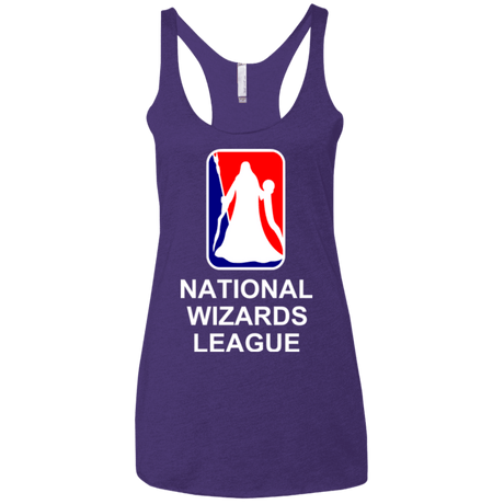 T-Shirts Purple / X-Small National Wizards League Women's Triblend Racerback Tank