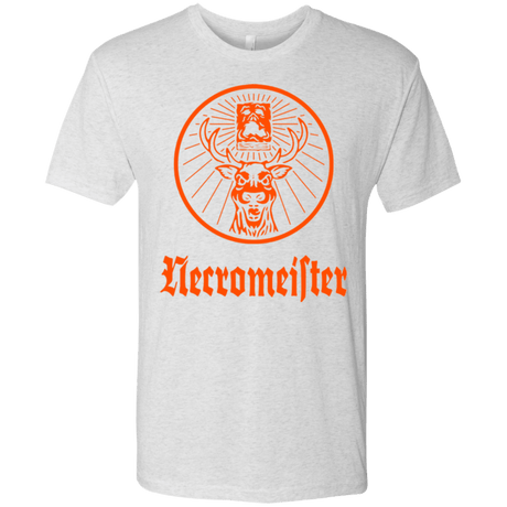 T-Shirts Heather White / Small NECROMEISTER Men's Triblend T-Shirt