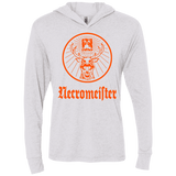 T-Shirts Heather White / X-Small NECROMEISTER Triblend Long Sleeve Hoodie Tee