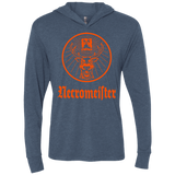 T-Shirts Indigo / X-Small NECROMEISTER Triblend Long Sleeve Hoodie Tee