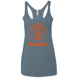 T-Shirts Indigo / X-Small NECROMEISTER Women's Triblend Racerback Tank
