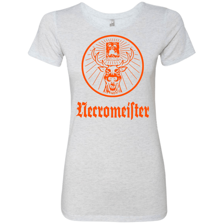 T-Shirts Heather White / Small NECROMEISTER Women's Triblend T-Shirt