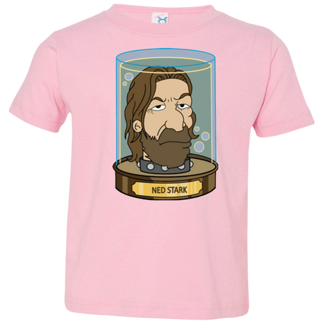 T-Shirts Pink / 2T Ned Stark Head Toddler Premium T-Shirt