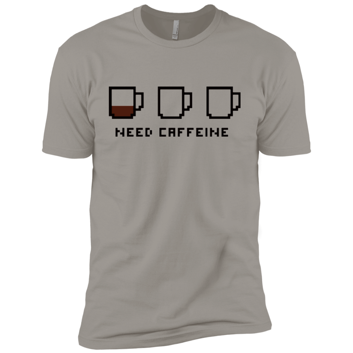 T-Shirts Light Grey / YXS Need Caffeine Boys Premium T-Shirt