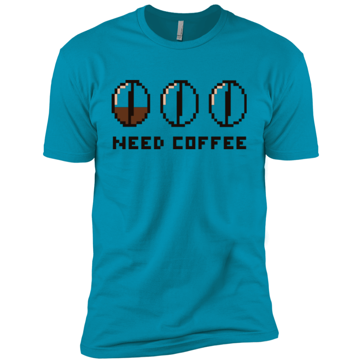 T-Shirts Turquoise / YXS Need Coffee Boys Premium T-Shirt