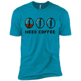 T-Shirts Turquoise / YXS Need Coffee Boys Premium T-Shirt