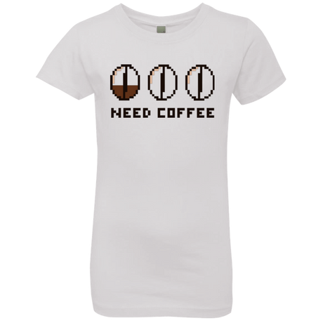 T-Shirts White / YXS Need Coffee Girls Premium T-Shirt