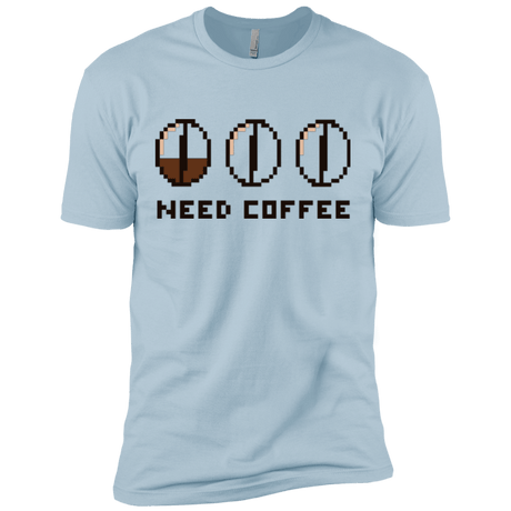 T-Shirts Light Blue / X-Small Need Coffee Men's Premium T-Shirt