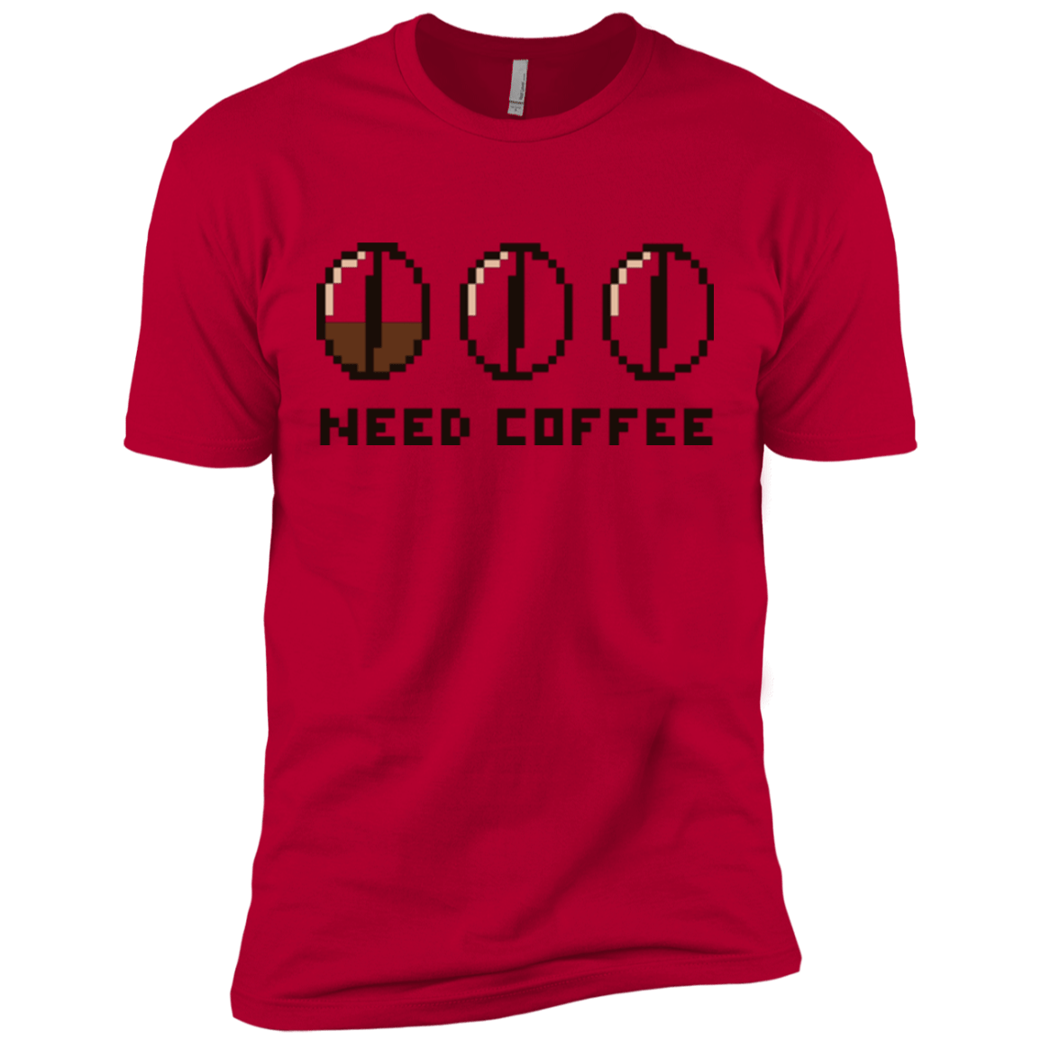 T-Shirts Red / X-Small Need Coffee Men's Premium T-Shirt