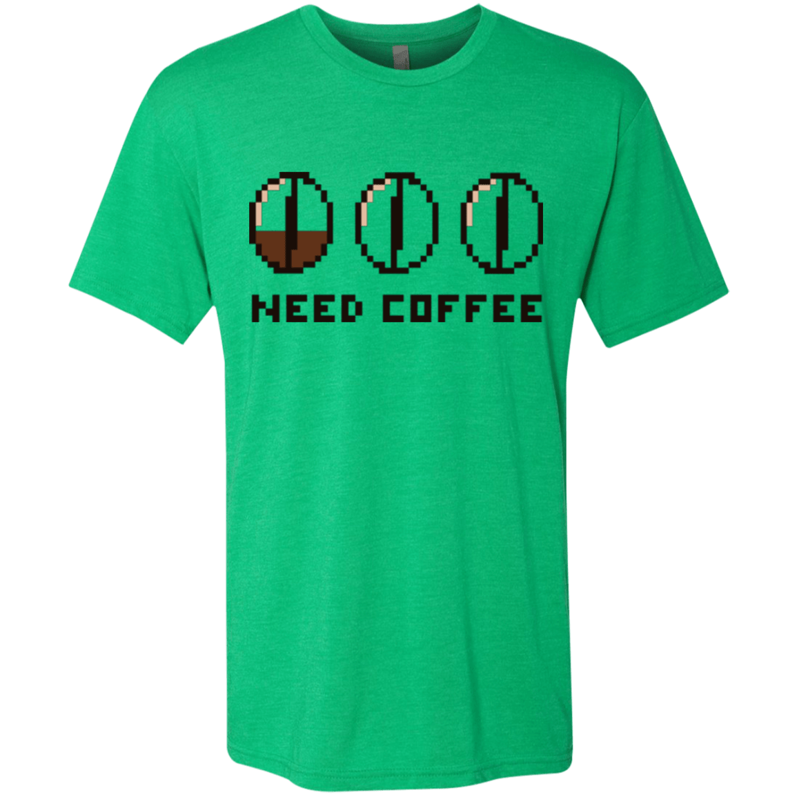 T-Shirts Envy / Small Need Coffee Men's Triblend T-Shirt