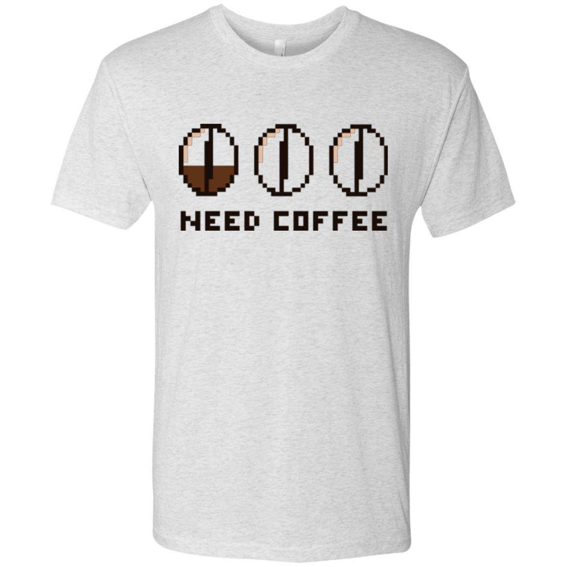 T-Shirts Heather White / Small Need Coffee Men's Triblend T-Shirt