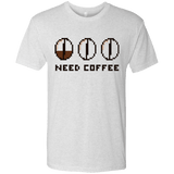 T-Shirts Heather White / Small Need Coffee Men's Triblend T-Shirt