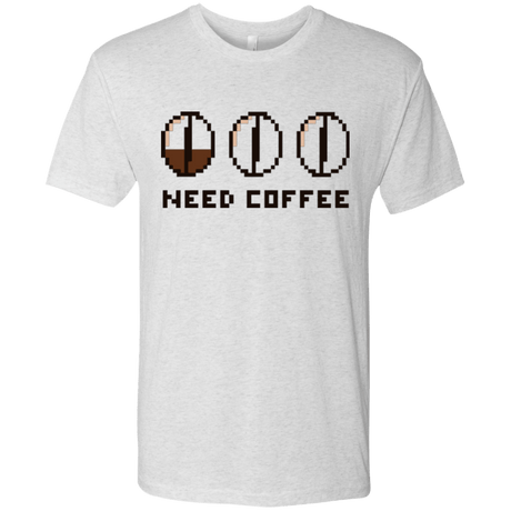 T-Shirts Heather White / Small Need Coffee Men's Triblend T-Shirt