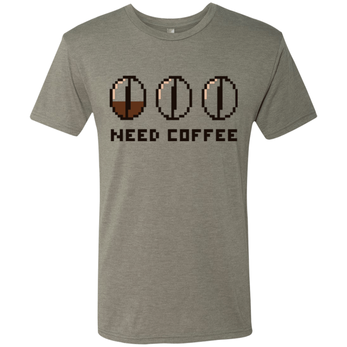 T-Shirts Venetian Grey / Small Need Coffee Men's Triblend T-Shirt