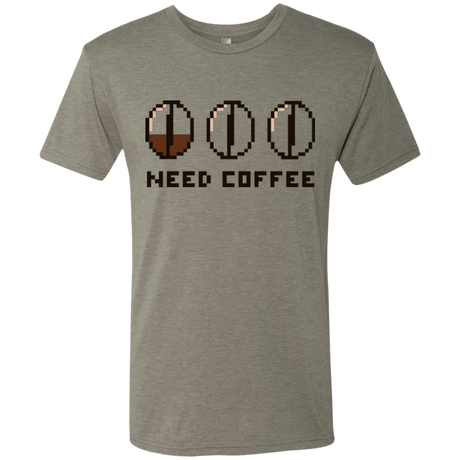 T-Shirts Venetian Grey / Small Need Coffee Men's Triblend T-Shirt