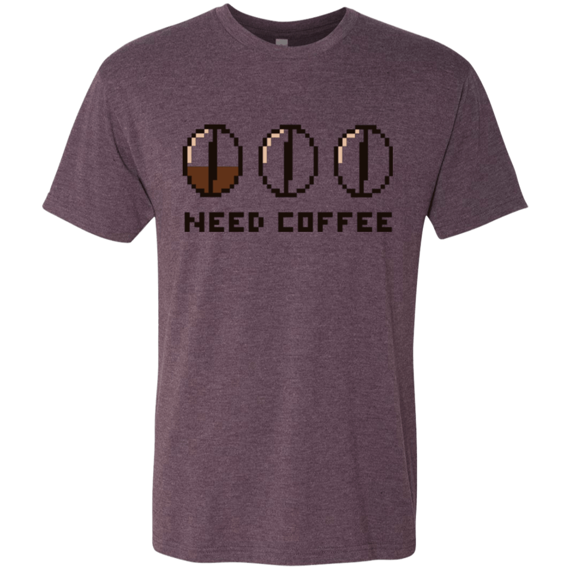 T-Shirts Vintage Purple / Small Need Coffee Men's Triblend T-Shirt