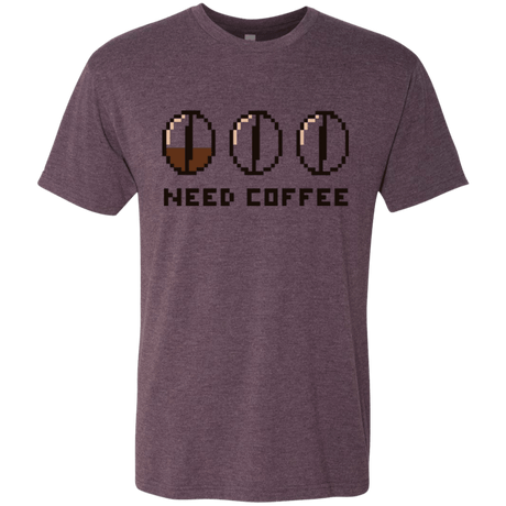 T-Shirts Vintage Purple / Small Need Coffee Men's Triblend T-Shirt