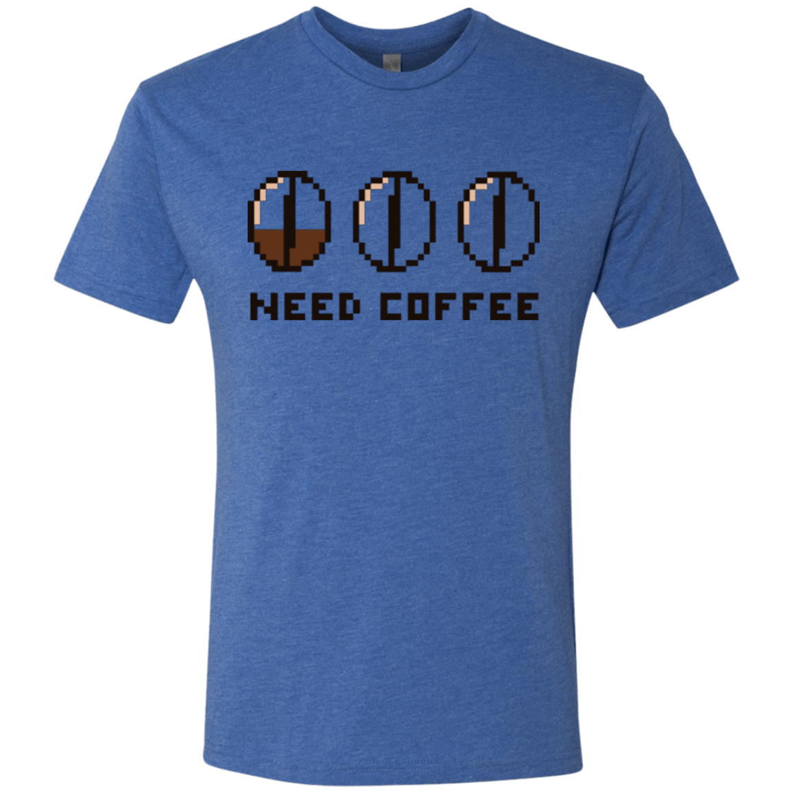 T-Shirts Vintage Royal / Small Need Coffee Men's Triblend T-Shirt