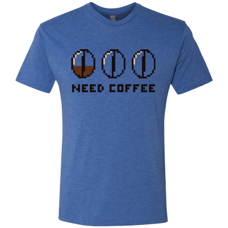 T-Shirts Vintage Royal / Small Need Coffee Men's Triblend T-Shirt