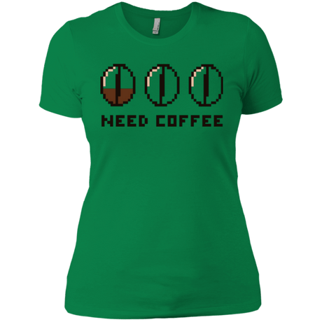 T-Shirts Kelly Green / X-Small Need Coffee Women's Premium T-Shirt