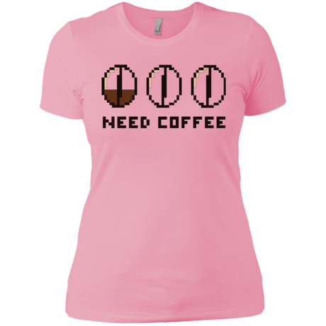 T-Shirts Light Pink / X-Small Need Coffee Women's Premium T-Shirt