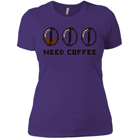T-Shirts Purple / X-Small Need Coffee Women's Premium T-Shirt